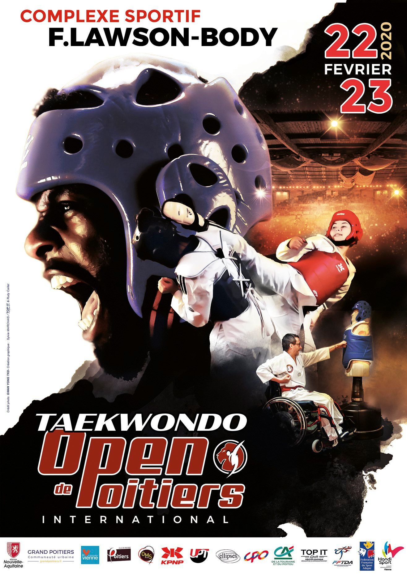 Bannière 4e open international de taekwondo de Poitiers (86)